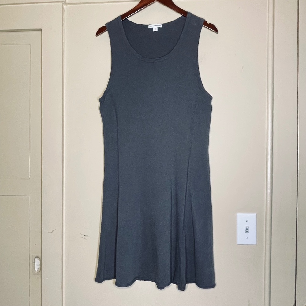 James Perse Gray Sleeveless Dress
